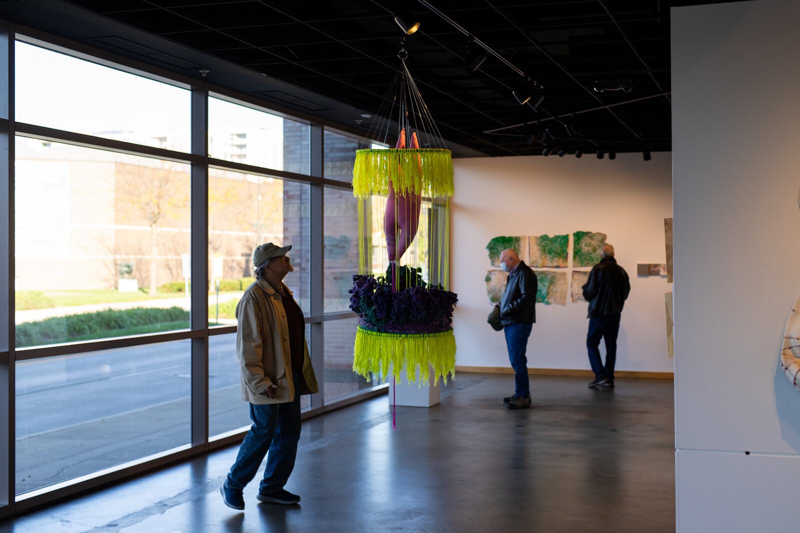 In collaboration with Artist/Mother Podcast, Artlink in Downtown Fort Wayne hosted a group exhibition, Painting at Night, in the winter of 2021, open internationally to artists identifying as mothers or lifelong caregivers.