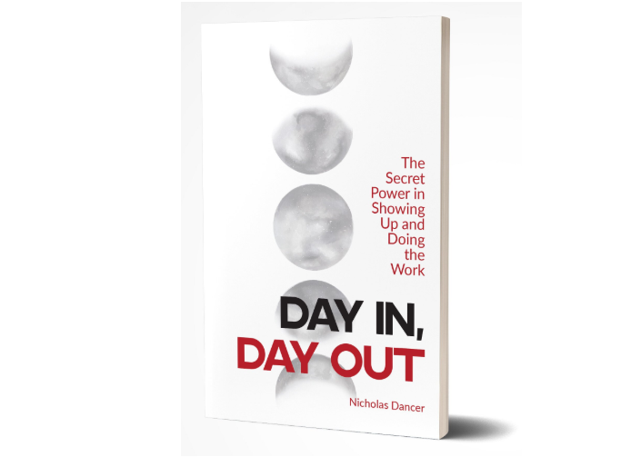 Dancer's book, "Day in, Day Out," is available for purchase on Amazon and Barnes & Noble.