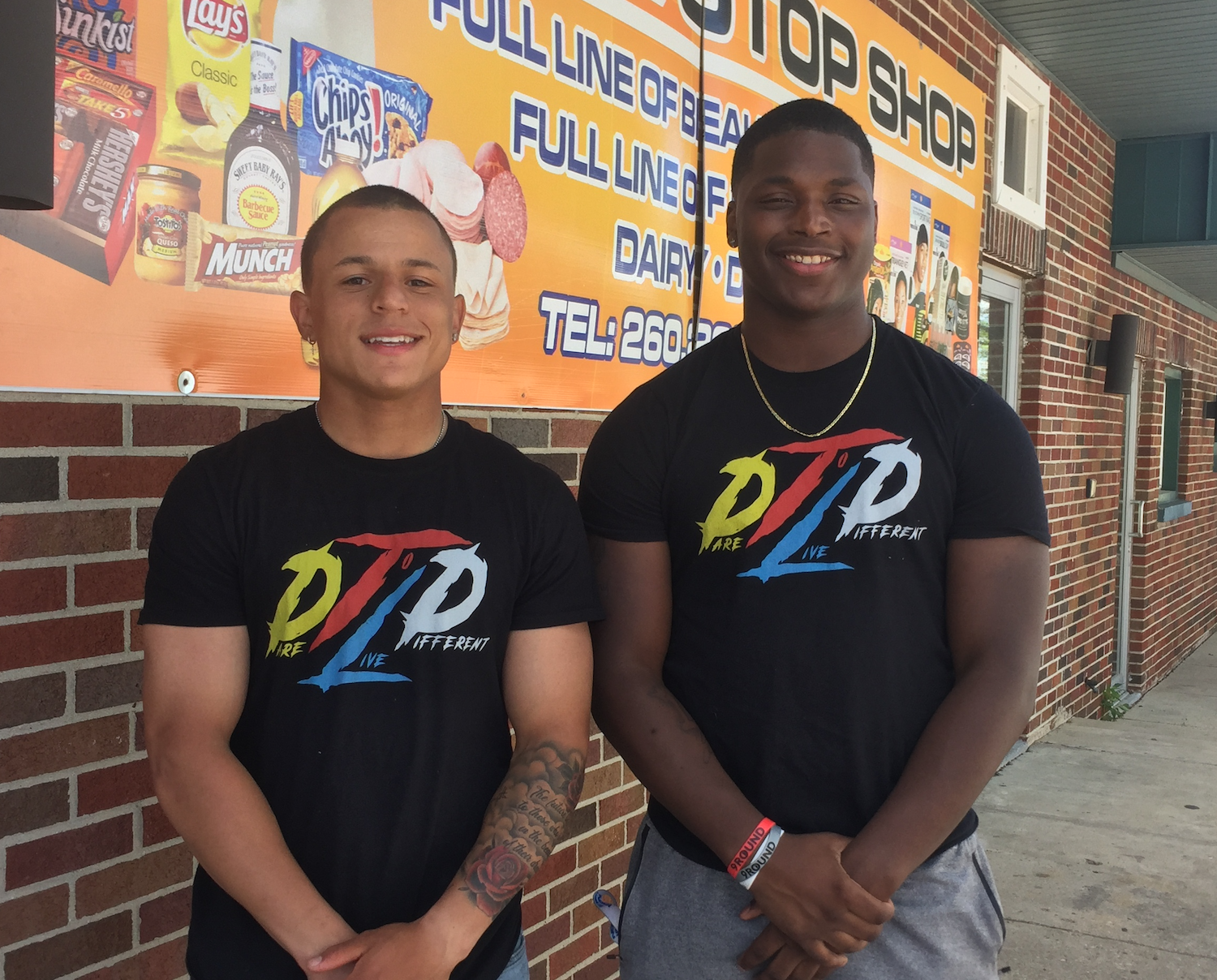 Donovan McLeister, left, and Trell Jones, right, are the Co-Founders of Dare to Live Different Inc. 
