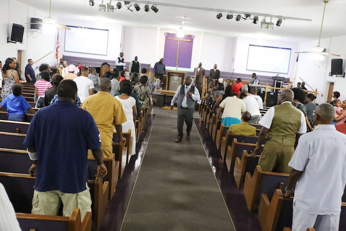 In May 2018, Pastor Robert Bell and guest speaker Pastor Carlton Lynch presided over True Love Baptist’s Sunday service a day after a shooting took place outside its doors.