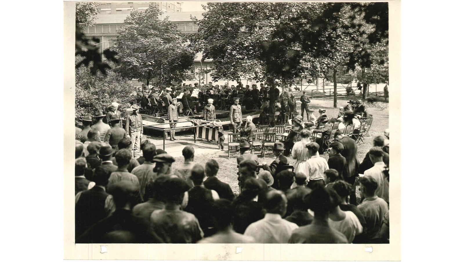 A rededication of Gov. Bigger’s grave occurred in 1924 with much fanfare. Credit: B. J. Griswold via the ACPL Collection