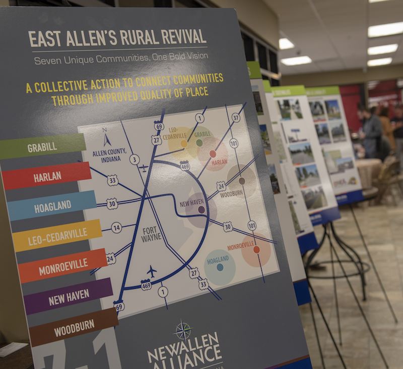 The NewAllen Alliance is working on projects to revive East Allen County's rural communities.