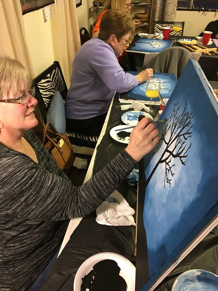 Paint classes at Molly Rose & Company.