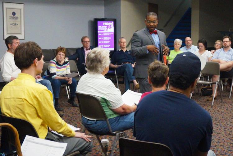 Trinity English hosted a 10-week public "Dialogue on Race" this spring. 