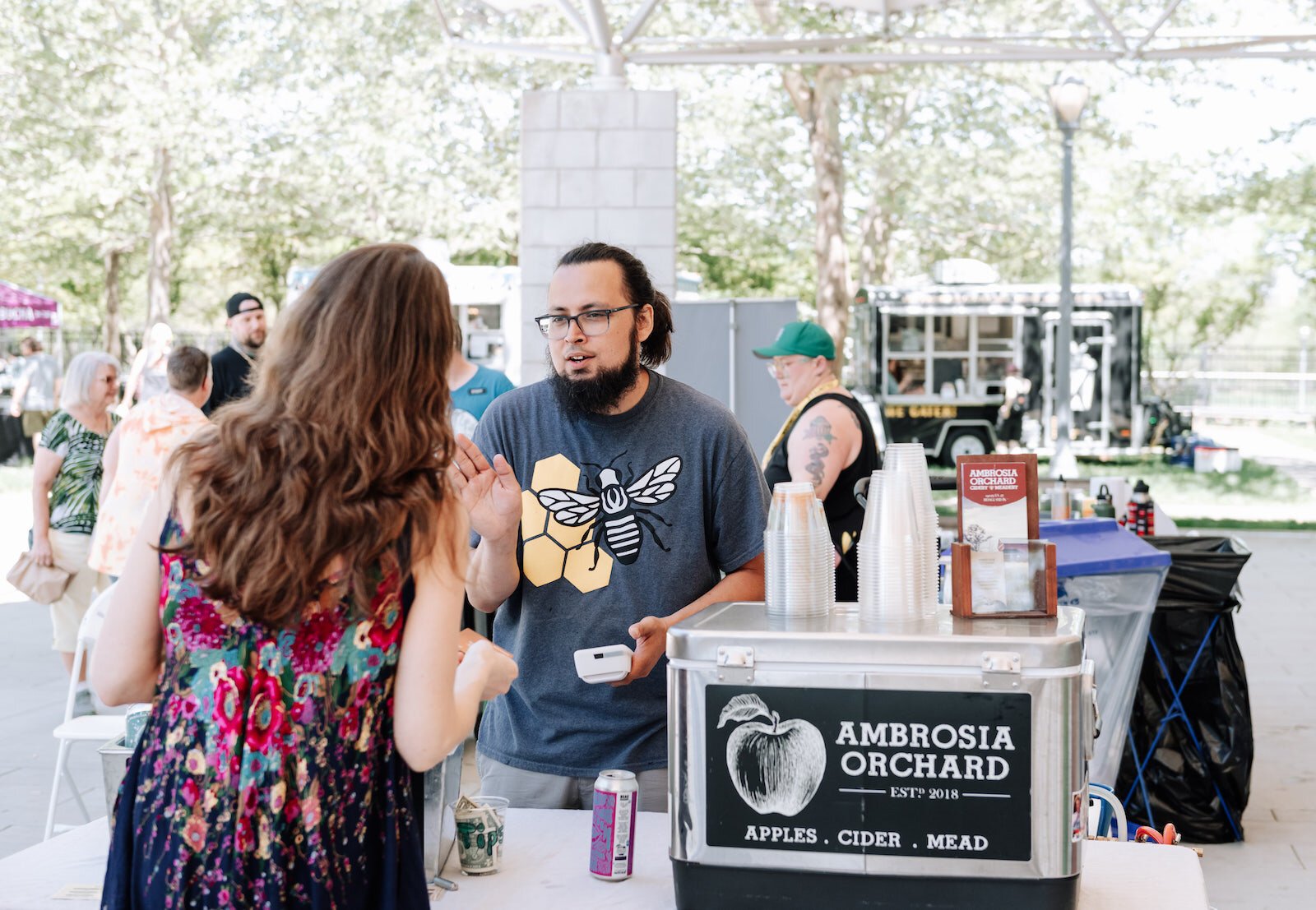 Ambrosia Orchard at Eco Fest in 2022.
