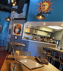 SOLBIRD Kitchen & Tap is located at 1824 W Dupont Rd.