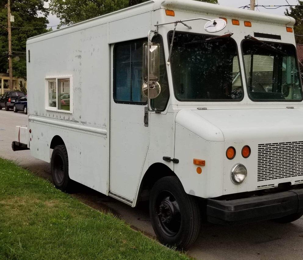 Rachel Nally's ice cream truck before modifications.