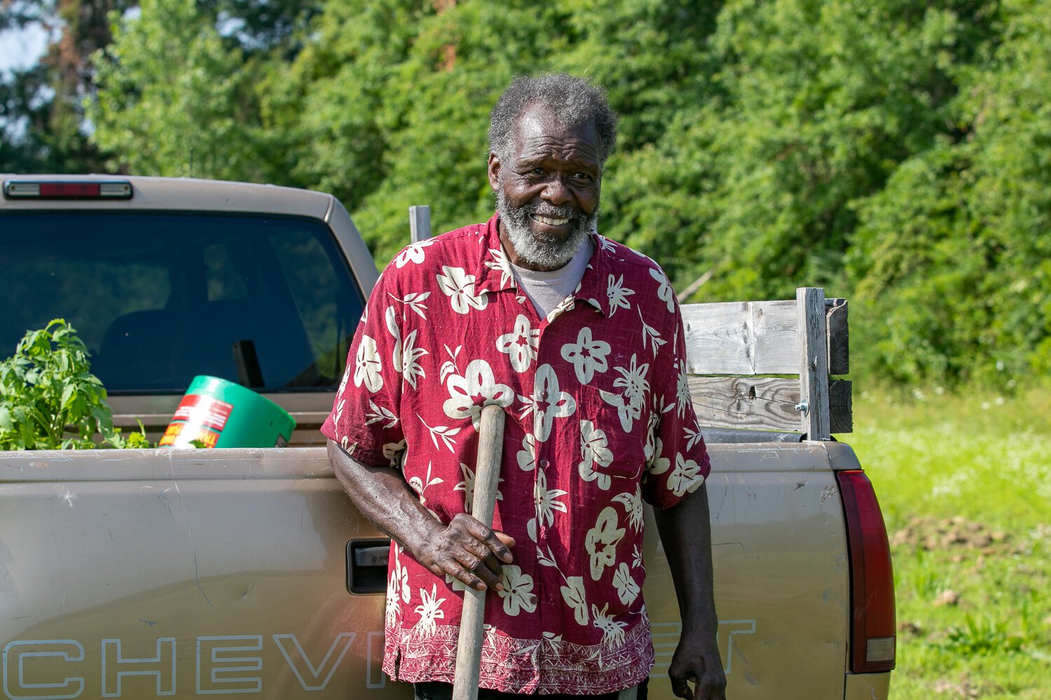 Ephraim Smiley of Smiley’s Garden Angels has been farming for more than 25 years.