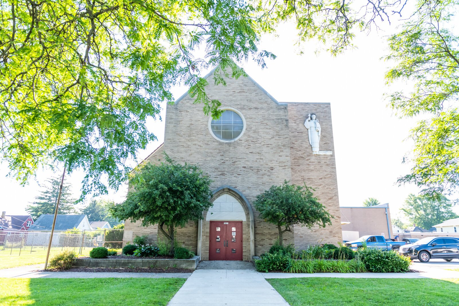 The church at Vincent Village, which has been converted to offices and conference rooms.