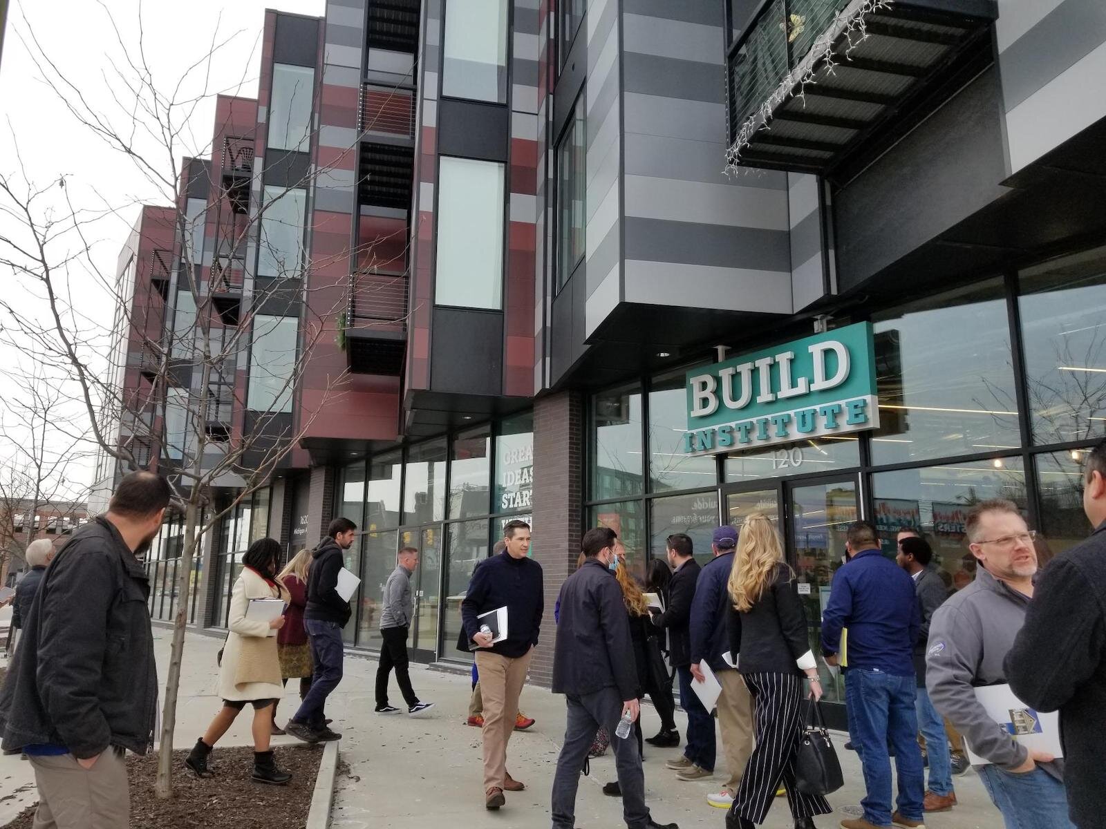 The Build Institute, a startup incubator, in Detroit, Mich.
