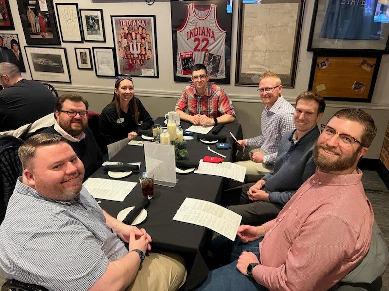 Young Professionals of Wabash County meet at the Market Street Grill for a networking lunch.