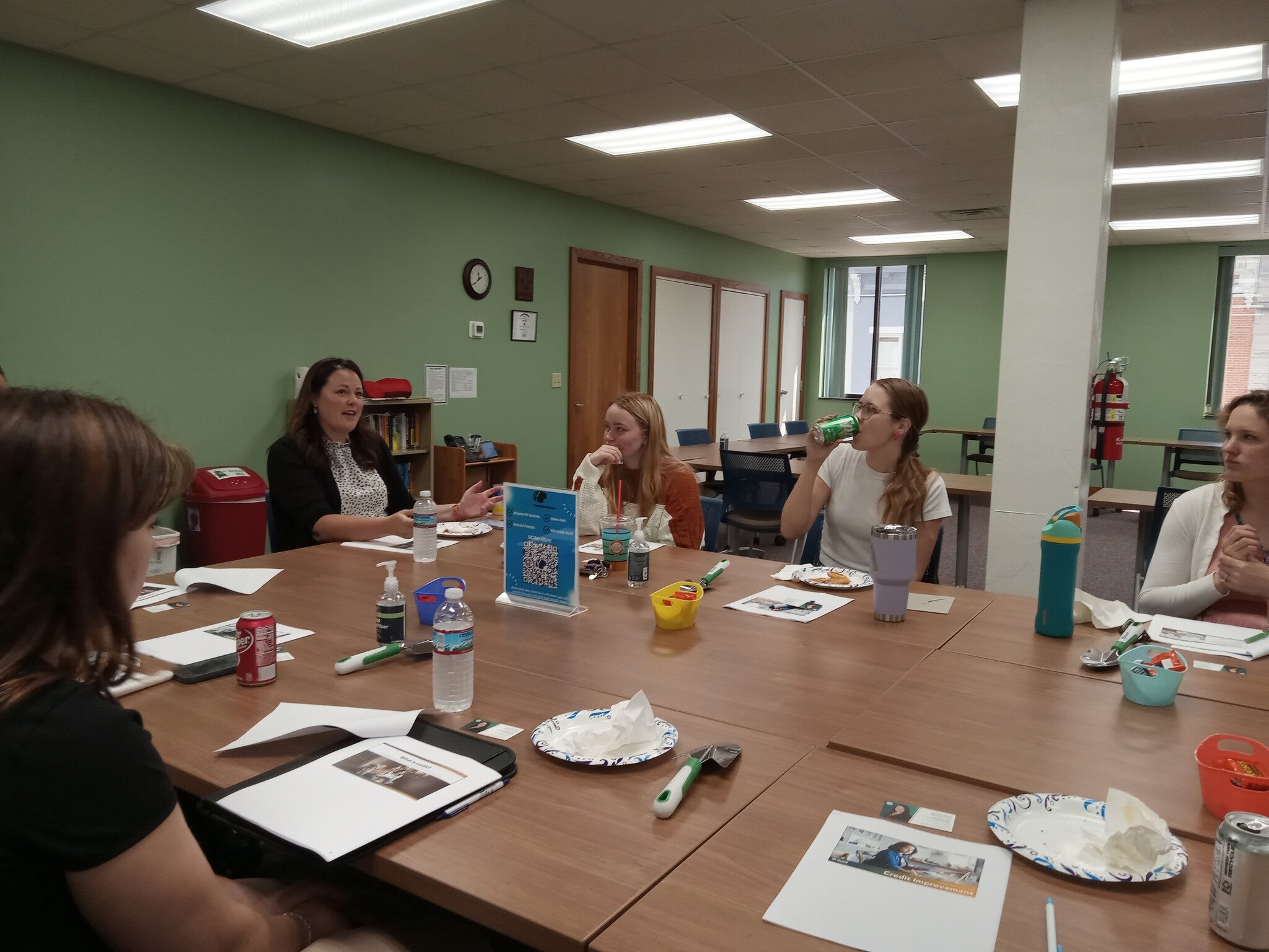 A Lunch & Learn with Jennifer Meyer, where Young Professionals learned about home loans and purchasing a home.
