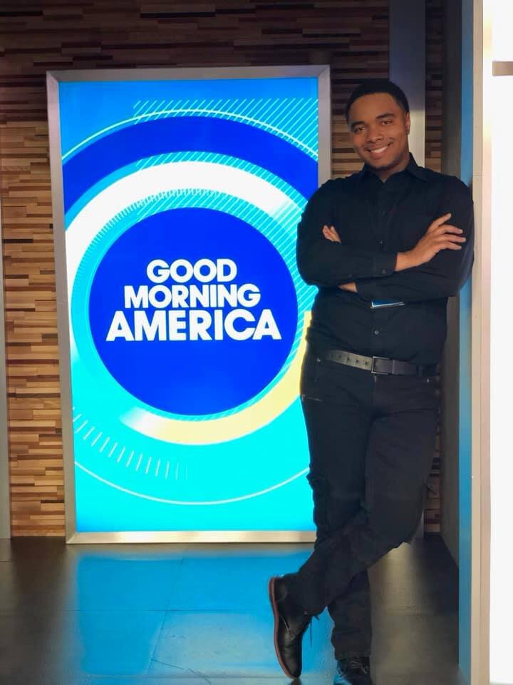Tony Betton Jr. at Good Morning America in New York City.