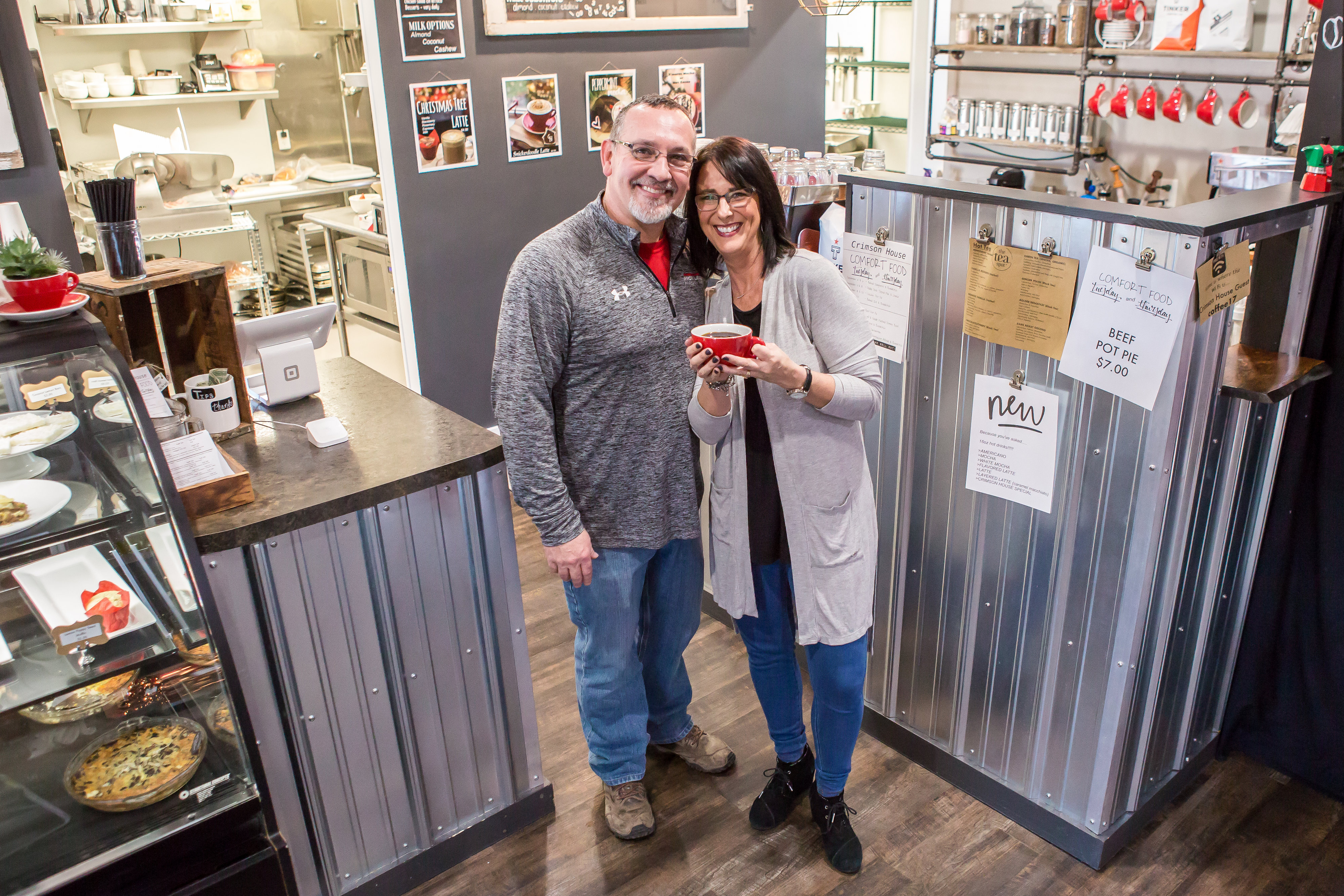 Crimson House Café's Jeff and Heidi Reed are missionaries-turned-business owners.