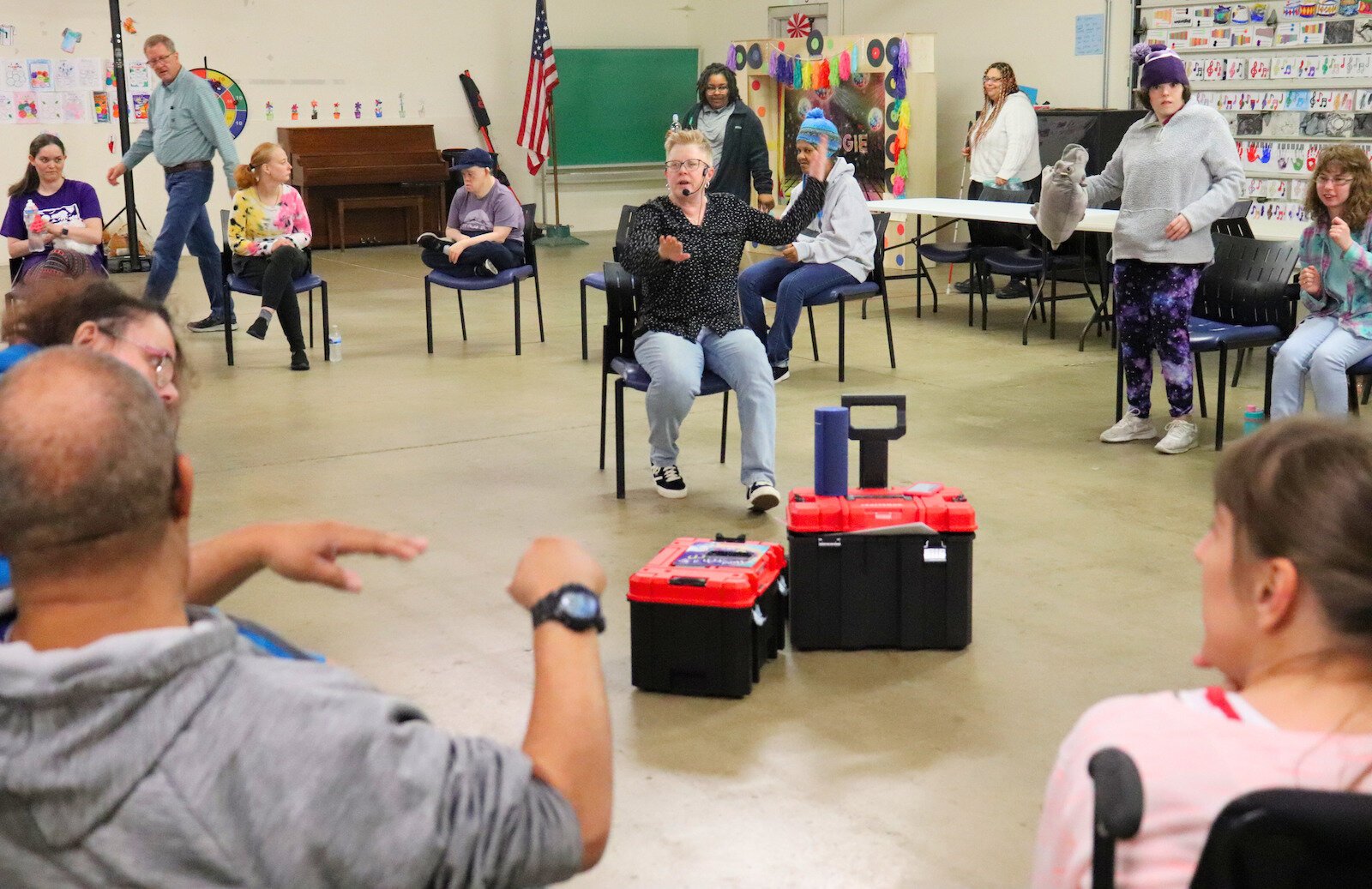Wolfe at Life Adult Day Academy.