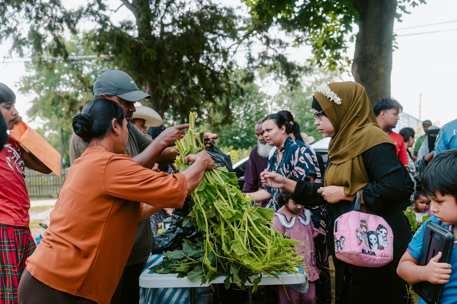 Local farmers bring a diverse variety of produce to the markets.