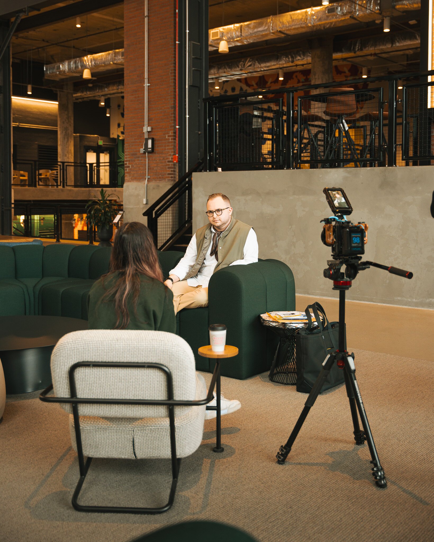 Gavin Thomas Drew discussing Fort Wayne's theatre scene.