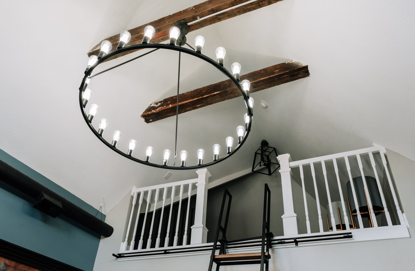 The loft area is an unique feature of this Airbnb.