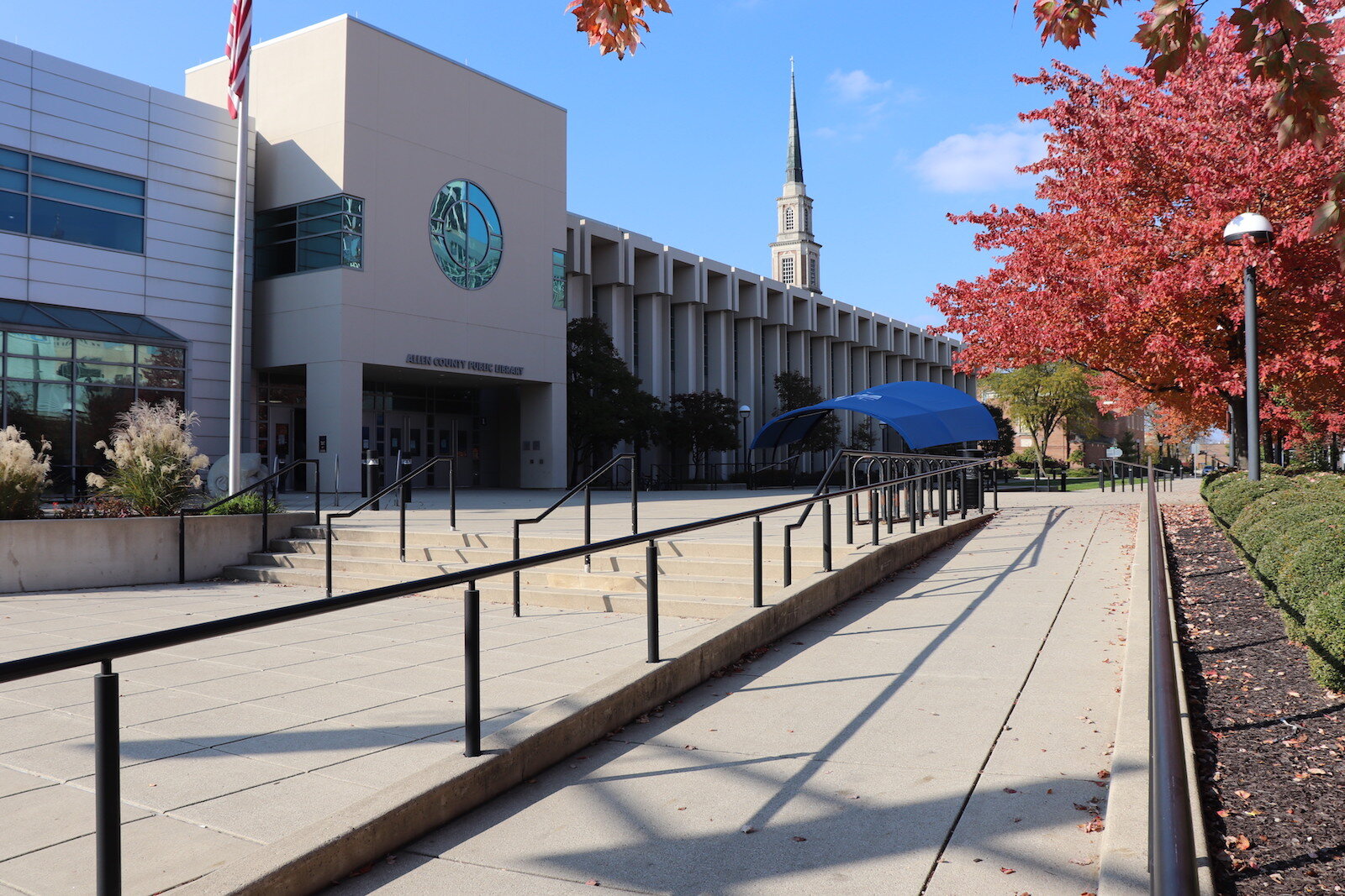 The Allen County Public Library's Main Branch in Downtown Fort Wayne is home to the Genealogy Center, which has one of the largest family research collections available, incorporating records from around the world.