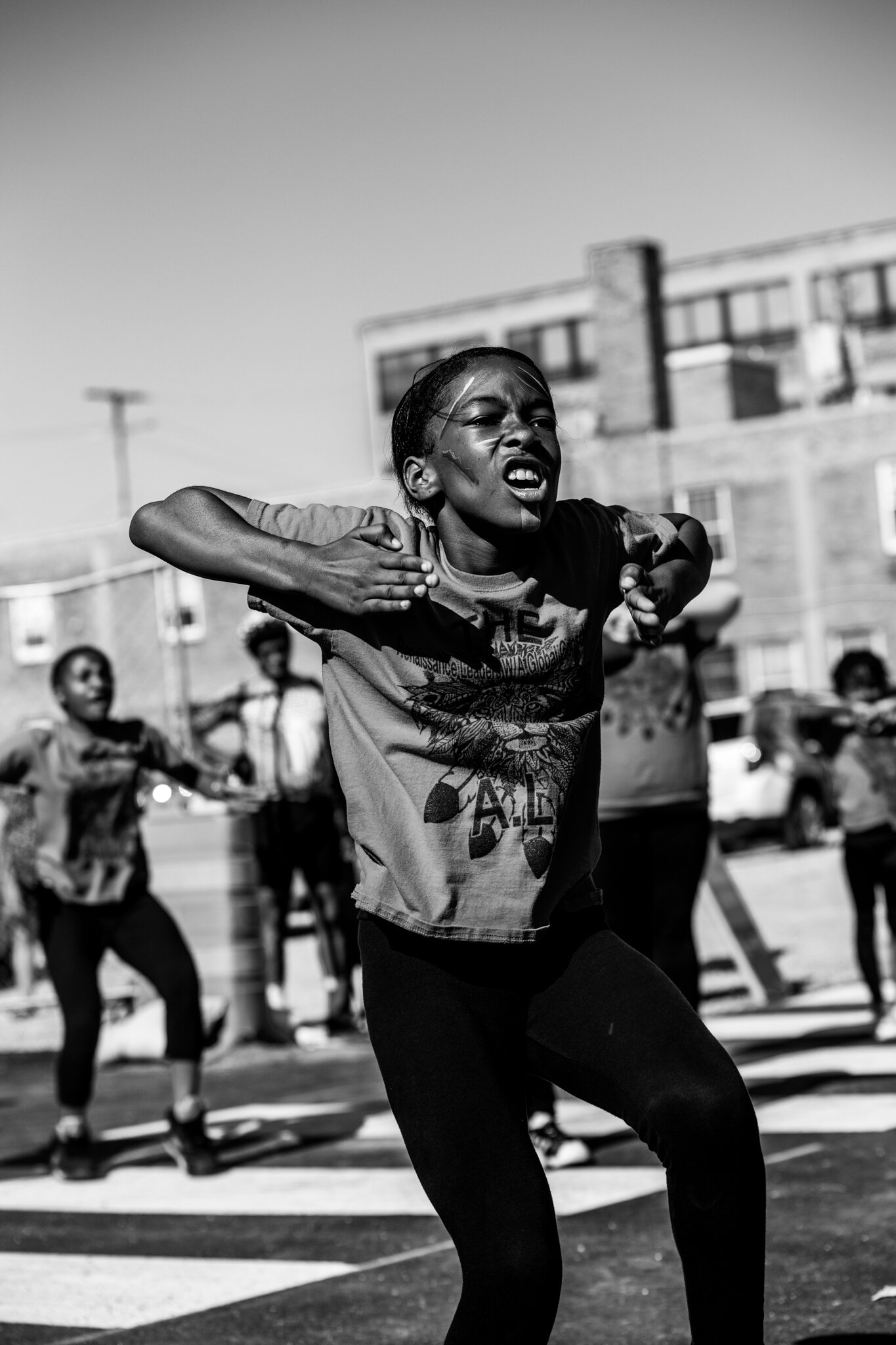 Members of the Art Leadership Center perform at the Grand Opening of Promenade Park in downtown Fort Wayne in 2019.