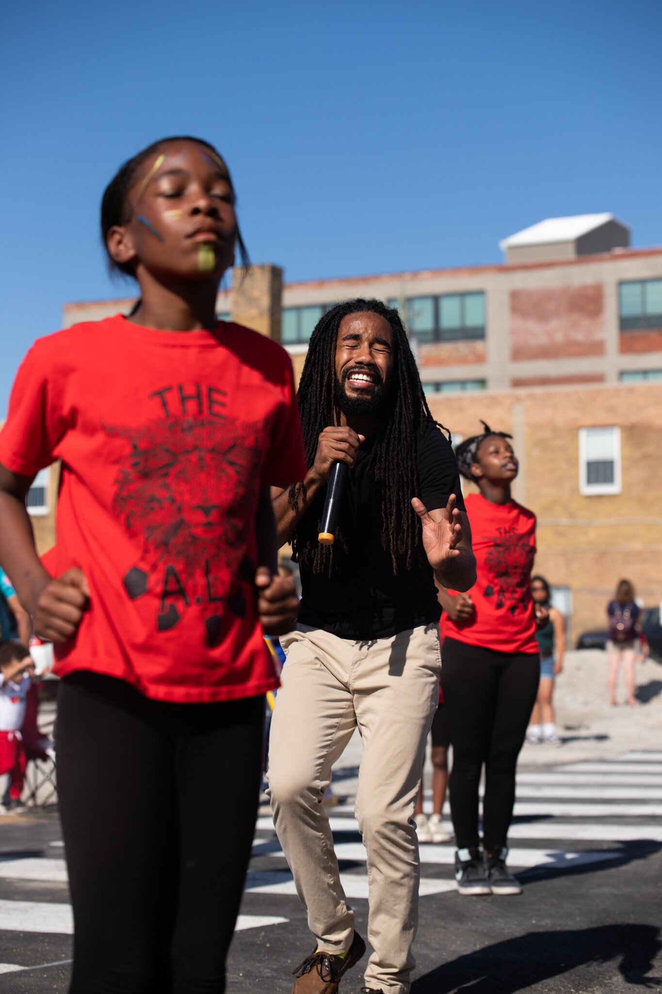 Mr. Curry says: “If you see me on stage, and my student leaders are still tight in position, it’s not because I make them hold in position. It’s because they understand the significance of being unwavering—being unmoved.