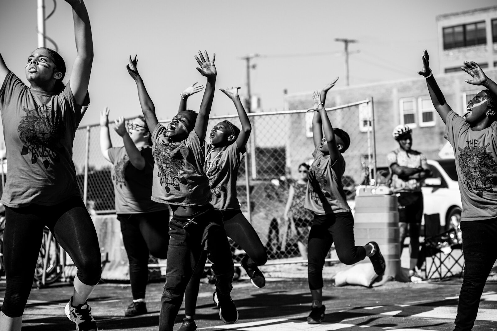 Members of the Art Leadership Center perform at the Grand Opening of Promenade Park in downtown Fort Wayne in 2019.