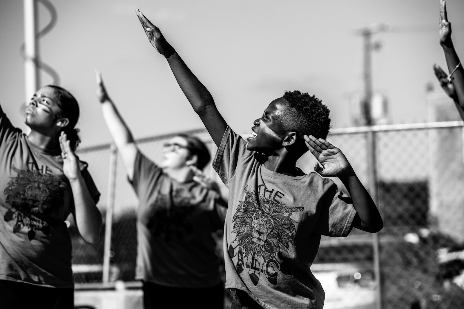 Members of the Art Leadership Center perform at the 2019 Grand Opening of Promenade Park in downtown Fort Wayne.