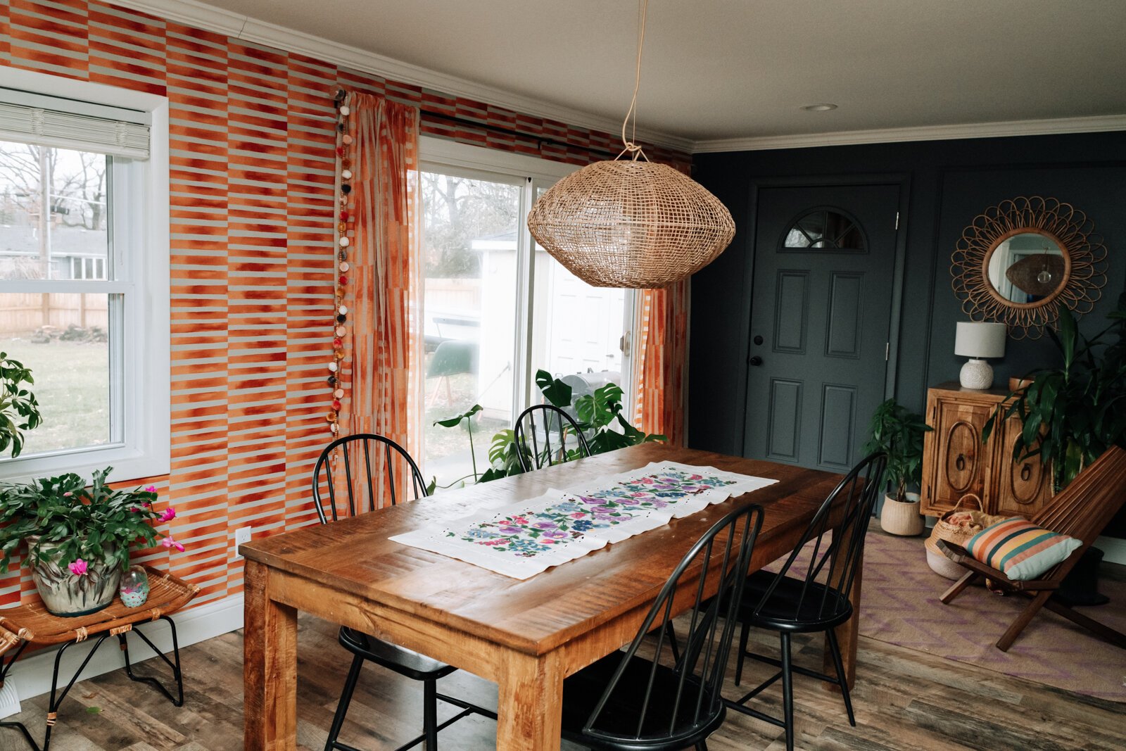 The Keefe family's dining room.