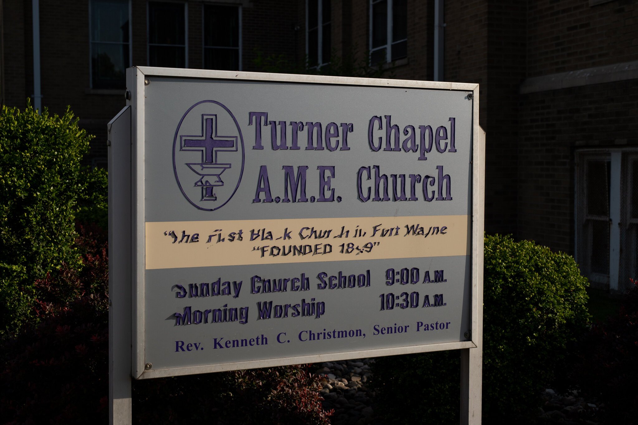 Turner Chapel A.M.E. Church was the first Black church in Fort Wayne in 1875.