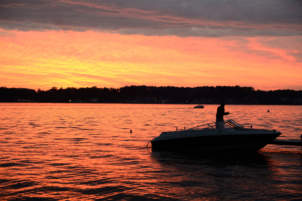 A northeast Indiana sunset, like this one in Angola, inspired the regional brand for talent attraction.