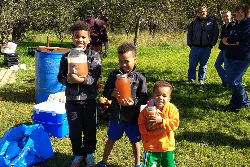 The Community Apple Orchard in Winona Lake provides residents with organic apples and cider.