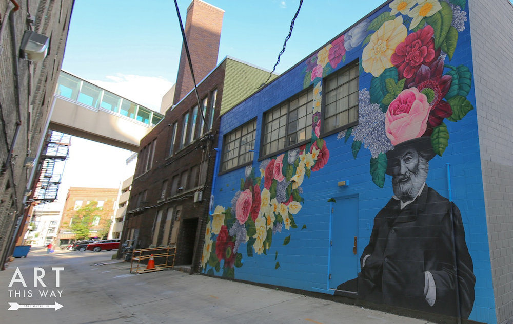 Art This Way has been bringing street art to downtown Fort Wayne’s alleys since 2017.