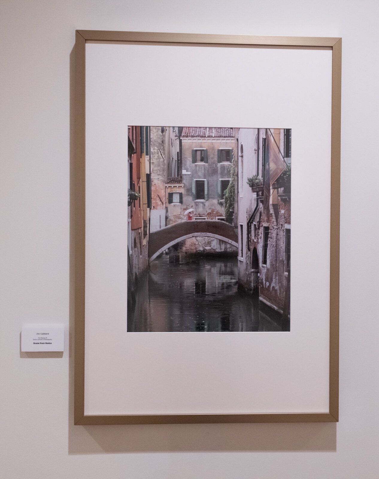 Jim Gabbard, who is a Senior Lecturer in Photography at PFW, has this piece hanging at The Gallery.