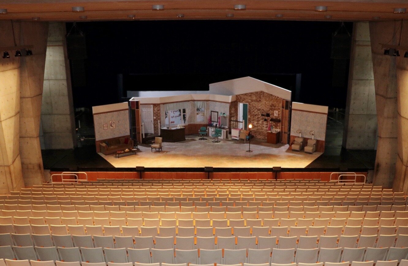 The auditorium inside the Arts United Building hosts numerous community theater productions. 