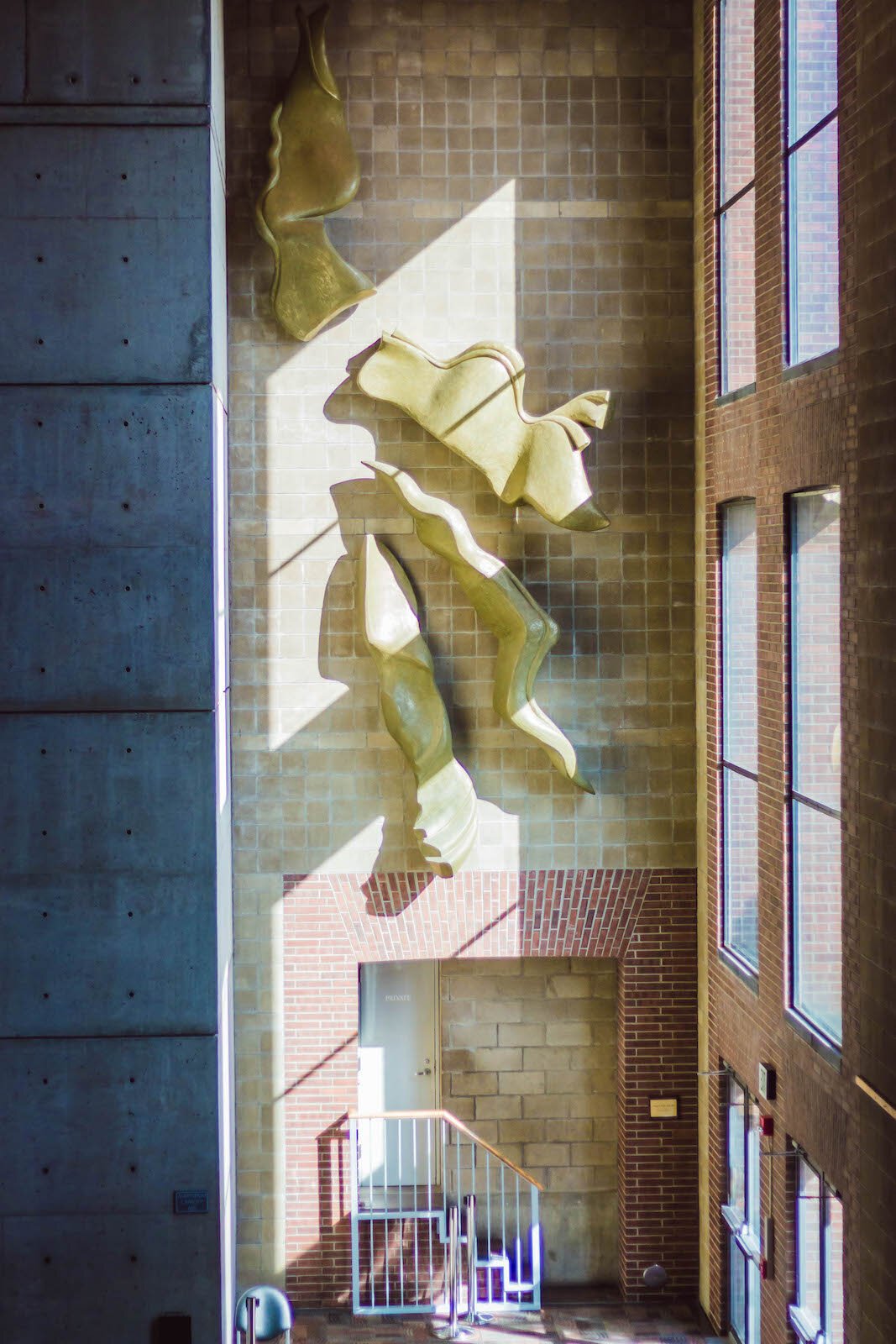 An interior hall at the Arts United Center.