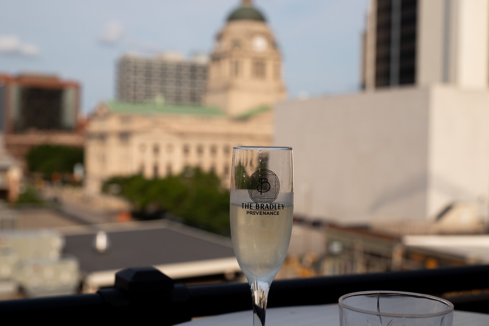 Guests enjoy the Grand Opening of The Bradley at Birdie's Rooftop Bar at 204 W. Main St.