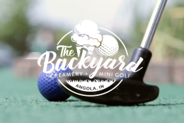 The Backyard Creamery and Miniature Golf is bringing year-round entertainment to Angola.