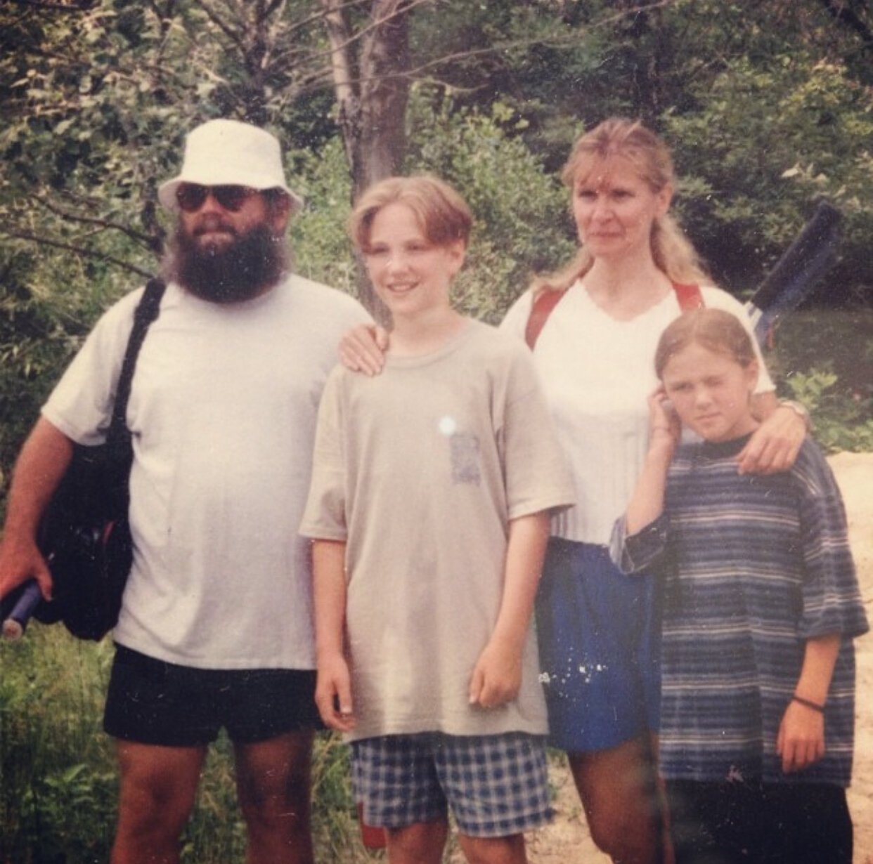 A portrait of Sachiko Janek's family.