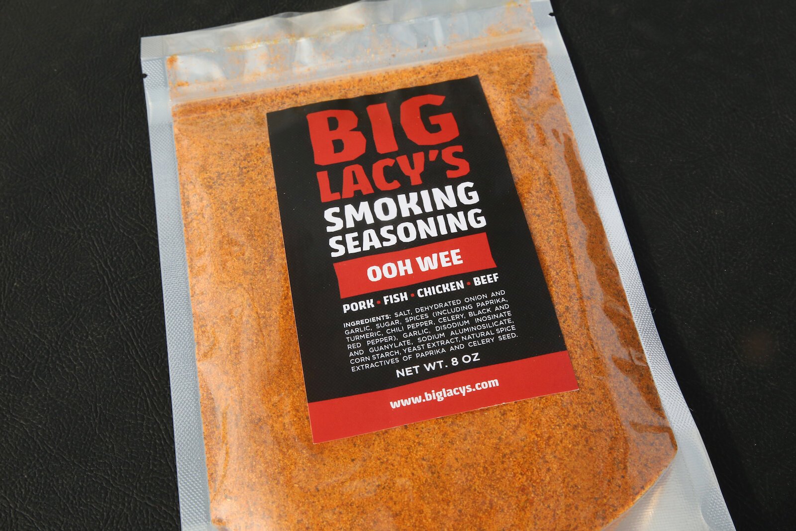 Big Lacy's Smoking Seasoning is available at Neighborhood Smokehouse, Visit Fort Wayne, and Pio Market.