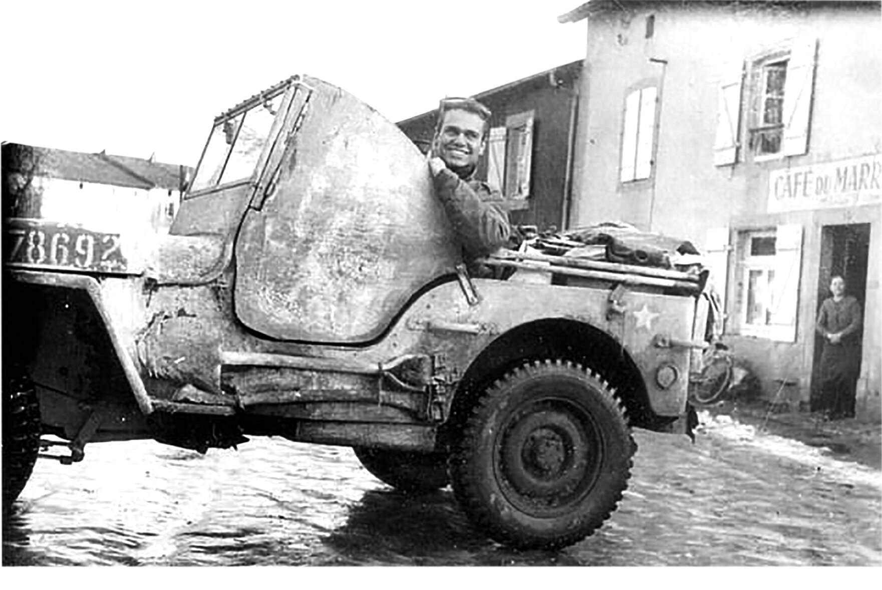 Blass served in the Ghost Army during World War II.