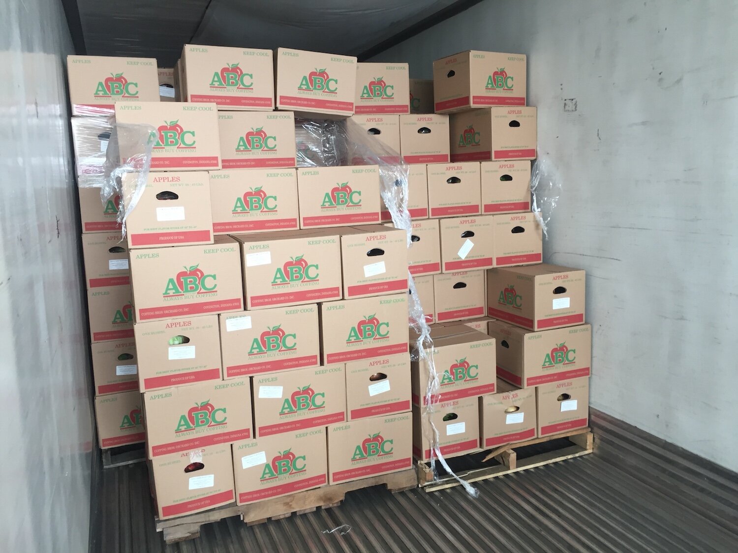 Each week, 1,400 boxes of fresh food will arrive for distribution.