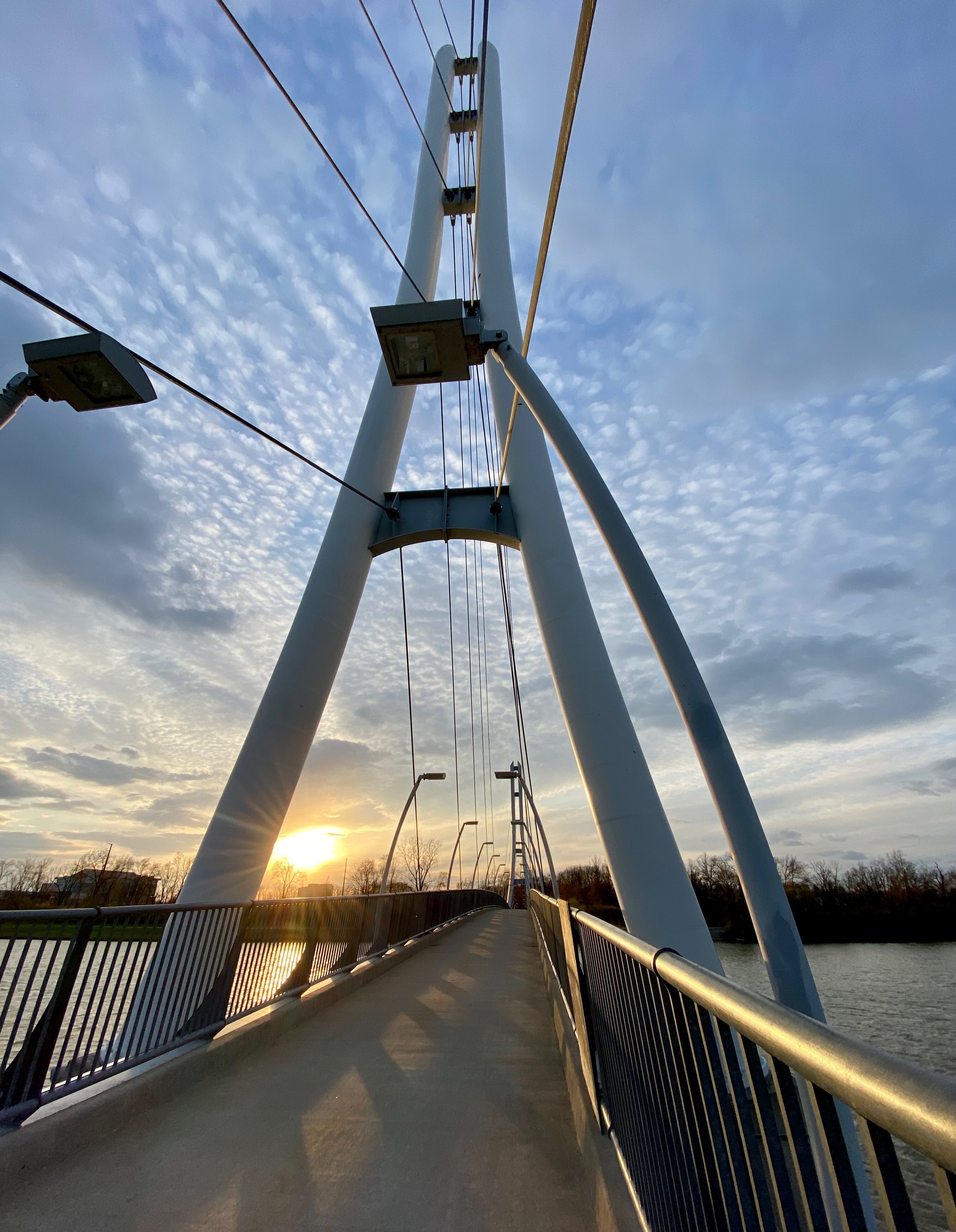 This week, the Input Street Team paid a visit to the Ron Venderly Family Pedestrian Bridge on Purdue Fort Wayne's campus.