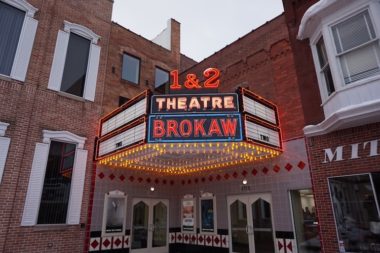 The Brokaw Movie House at 200 N Public Square in Angola.
