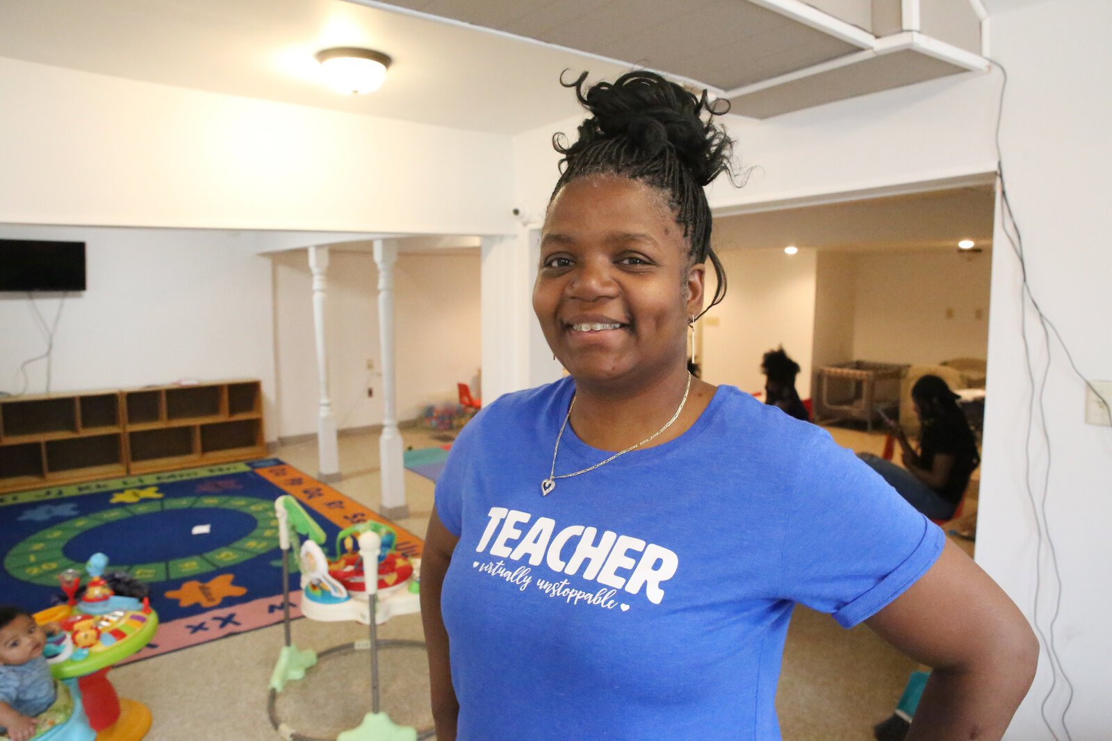 Cassandra Hill owns Cassie's Little Angels Daycare with three locations on the South side of Fort Wayne.