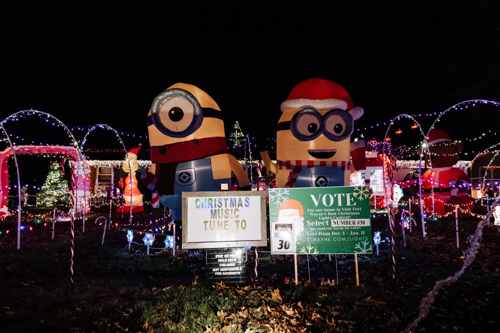 Matt and Jody Ellenwood’s home is all decked out for the holidays at 721 Pelham Dr.