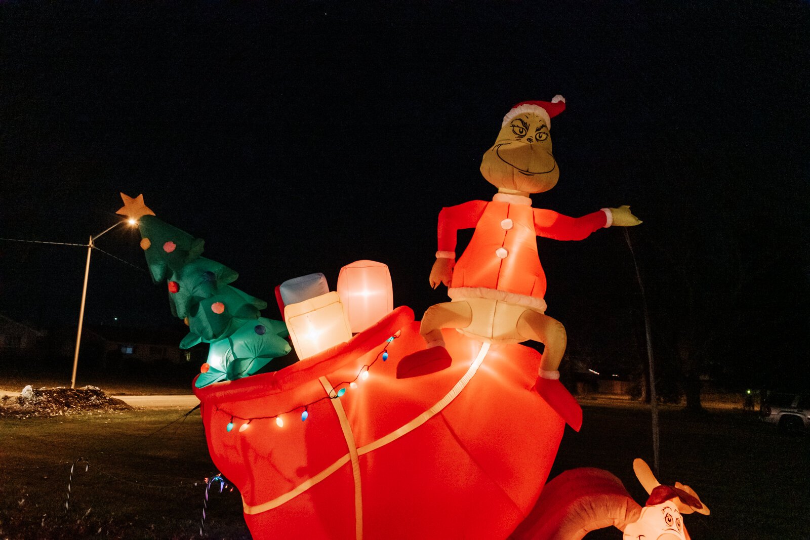 Matt and Jody Ellenwood’s home is all decked out for the holidays at 721 Pelham Dr.