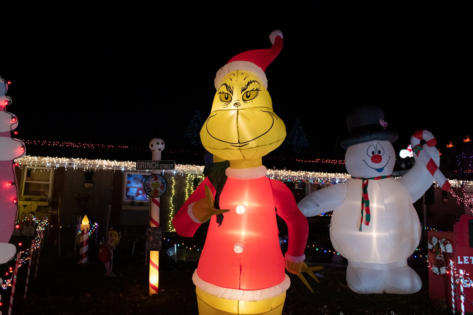 Matt and Jody Ellenwood’s home is all decked out for the holidays at 721 Pelham Dr.