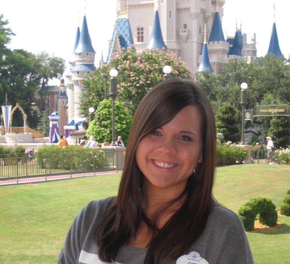 Cait McEntee used to work at the Magic Kingdom in Walt Disney World.