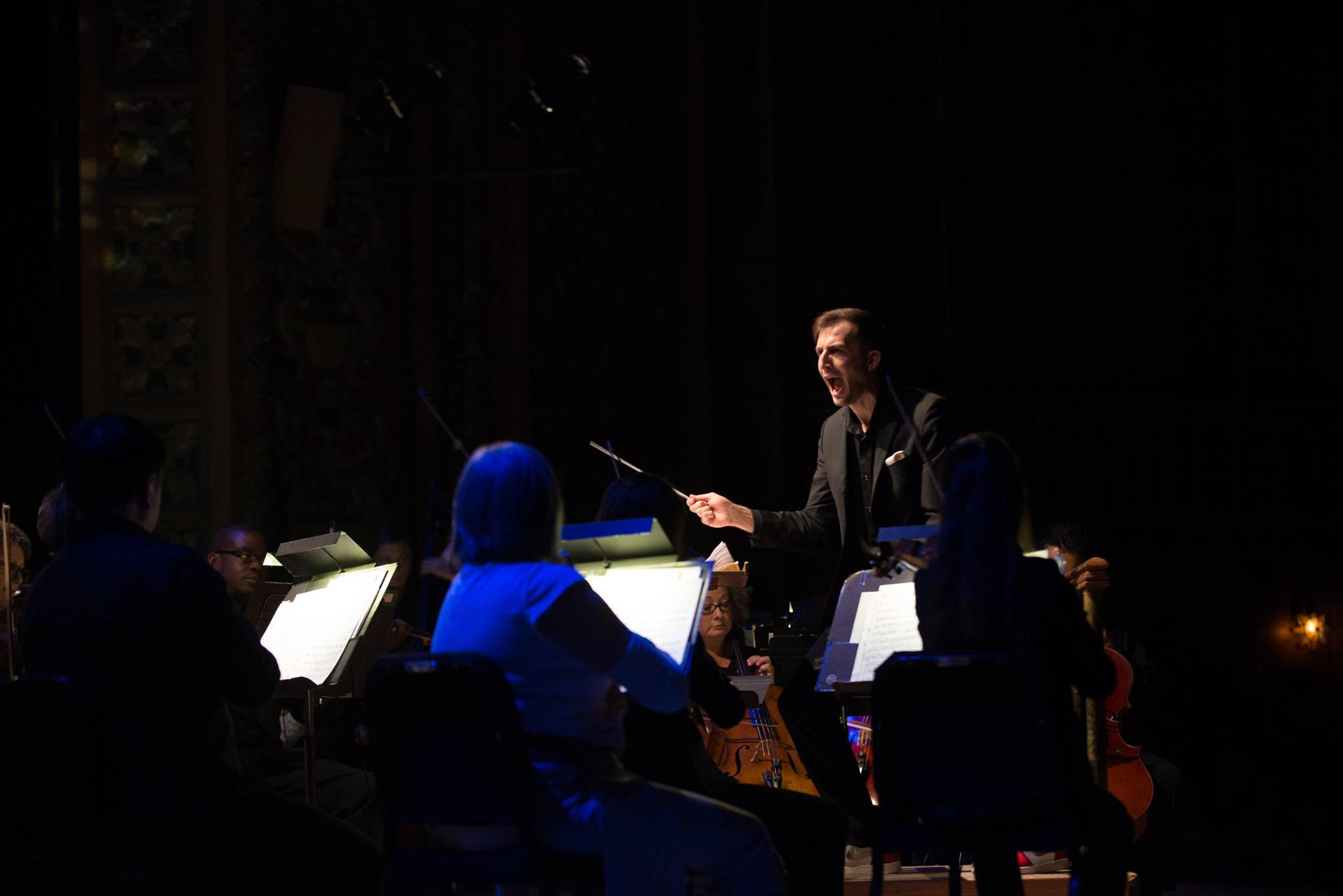 Caleb Young is the Staff Conductor of the Fort Wayne Philharmonic.