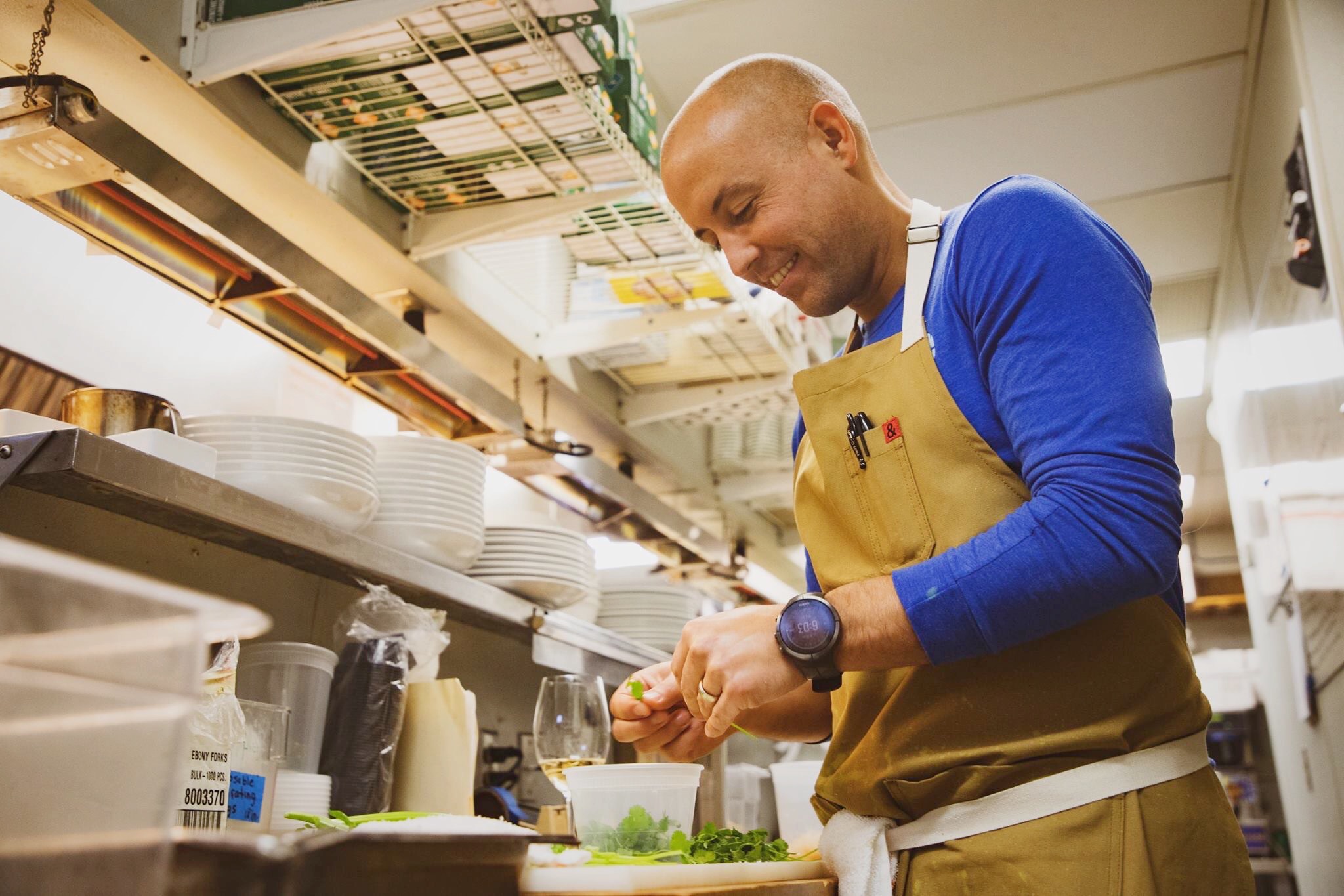 Caleb France is the head chef at Cerulean in the Village at Winona.